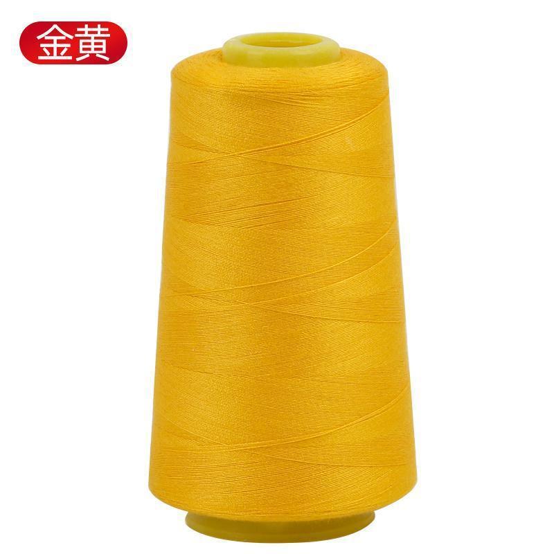 家用缝纫线宝塔线402彩色缝纫机线手缝缝衣服的平车涤纶细白|undefined