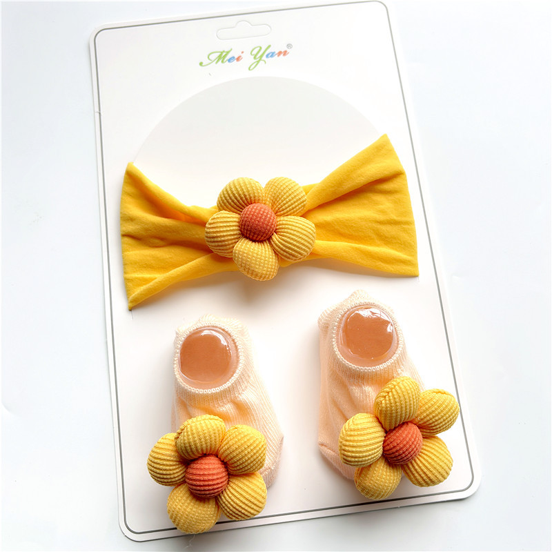 노란색---줄무늬 다섯 꽃잎 정장