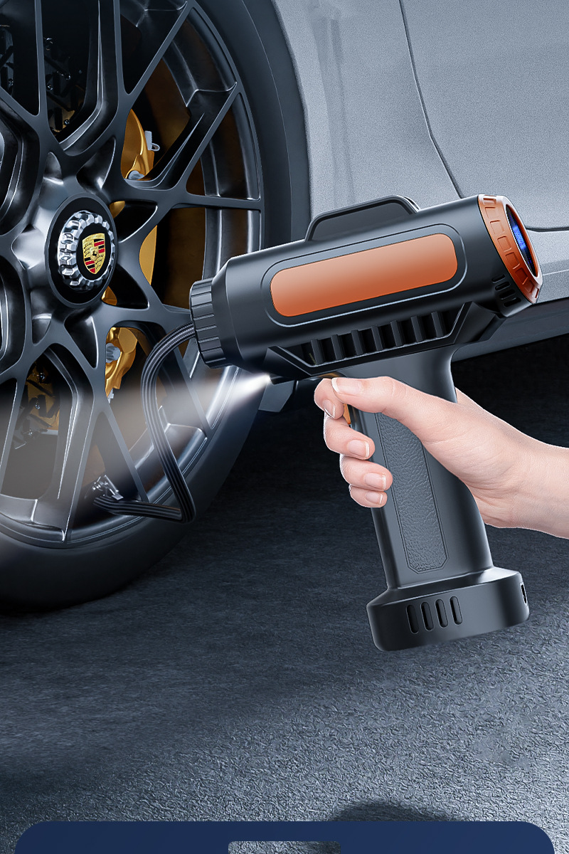 Cross-Border Special Supply of Car Wireless Air Pump, Small Car Air Pump, Portable Electric Digital Display Fast Charging Air Pump