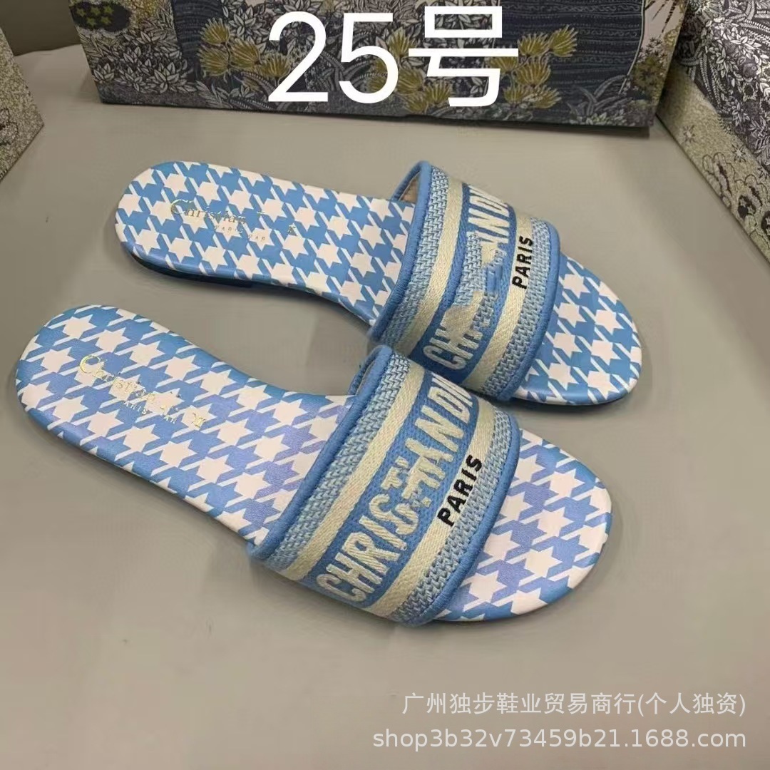Zapatillas de piso plano de moda versátiles en forma de una forma D clásica transfronteriza adecuada para extranjeros no molestes nacionales image 31