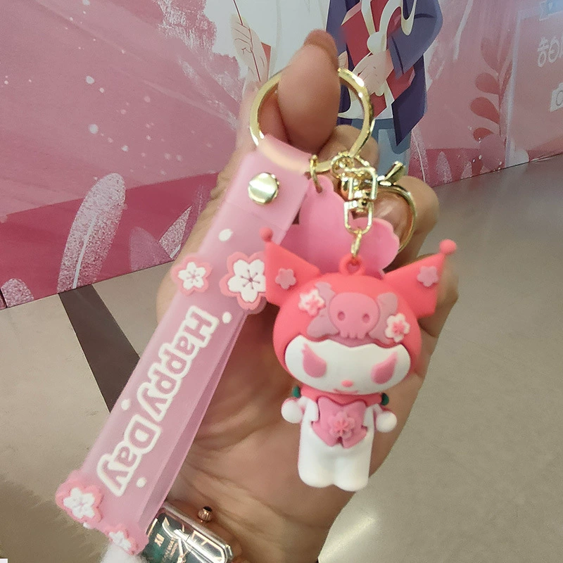Брелок (Sanrio) коллекция Sakura, мягкий PVC-талисман, подарок на день рождения, 5 цветов