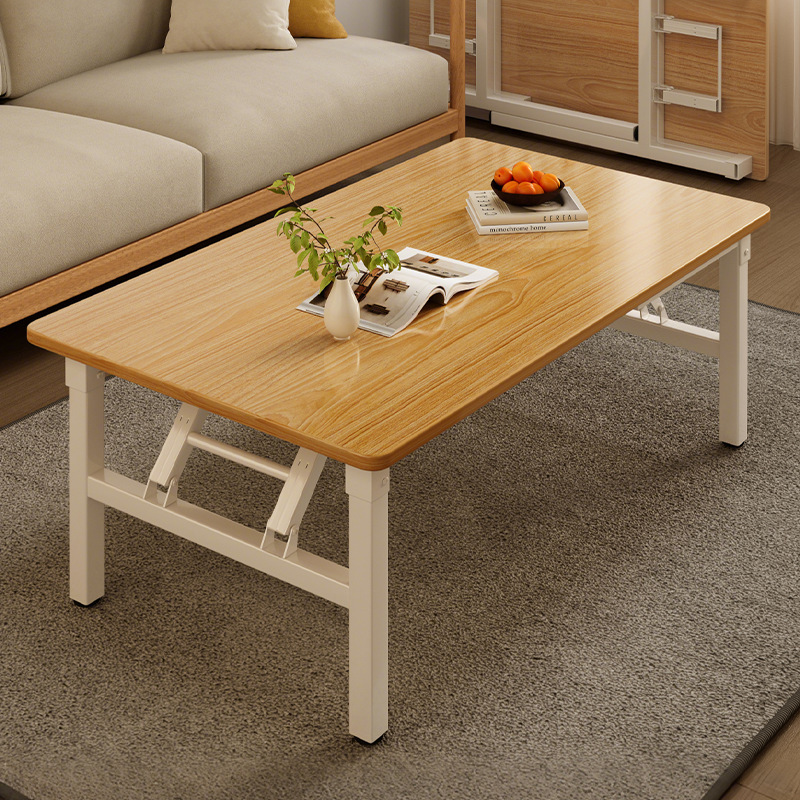 Small Table, Sofa, Side Table, Living Room, Small Apartment Coffee Table, Rental House, Foldable Storage Square Table, Simple Tea Table