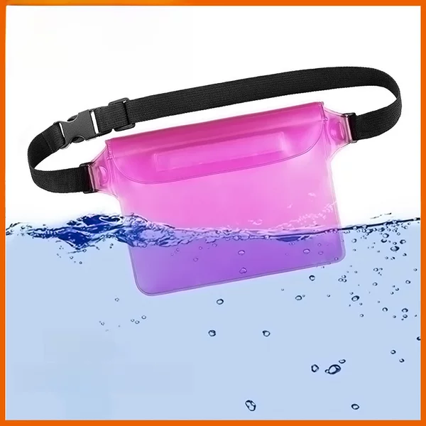 Amazon Waterproof Waist Bag for Outdoor Sports, Rafting, Beach, Touch Screen Compatible, Ipx8 Universal Waterproof Bag for Outdoor Leisure