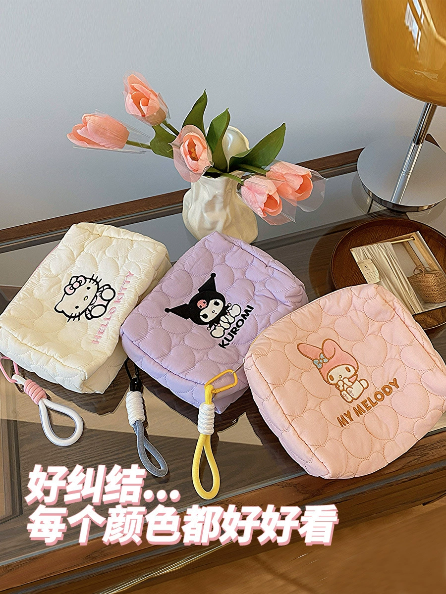 Косметичка-органайзер (Hello Kitty), large-capacity стёжийная косметичка, 3 цвета