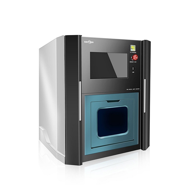 Máquina de grabado dental pequeña RX de cinco ejes máquina de grabado y fresado de metal de alta precisión corte en seco corte húmedo cera móvil dentadura grabado y fresadora