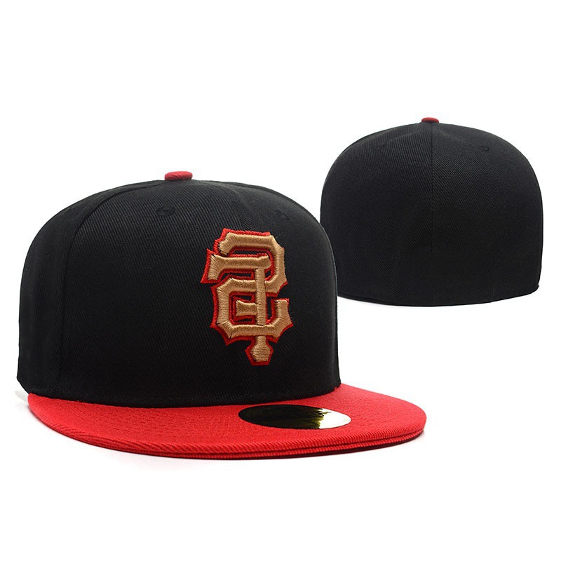 [San Francisco Giants] sombrero solar cerrado pareja con sombrero de sol sombrero bordado sombrero de béisbol sellado completo