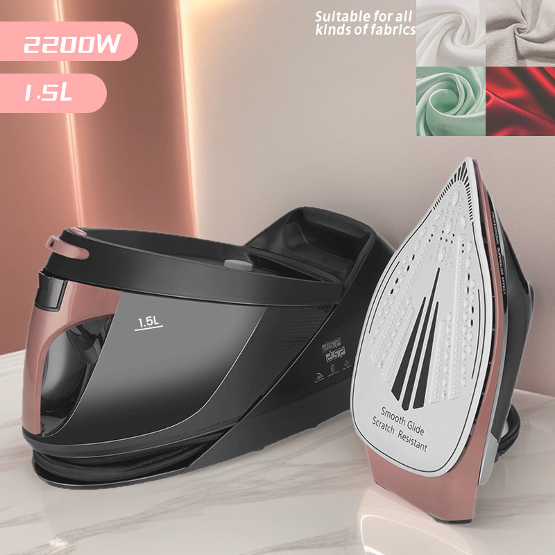 Cross-Border European Split Water Tank 1.5L Steam Electric Iron Ceramic Panel Clothing Ironing Three-Speed Adjustable