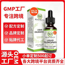 跨境TK热销Chlorophyll Liquid Drops 叶绿素滴剂复合滴剂品牌代