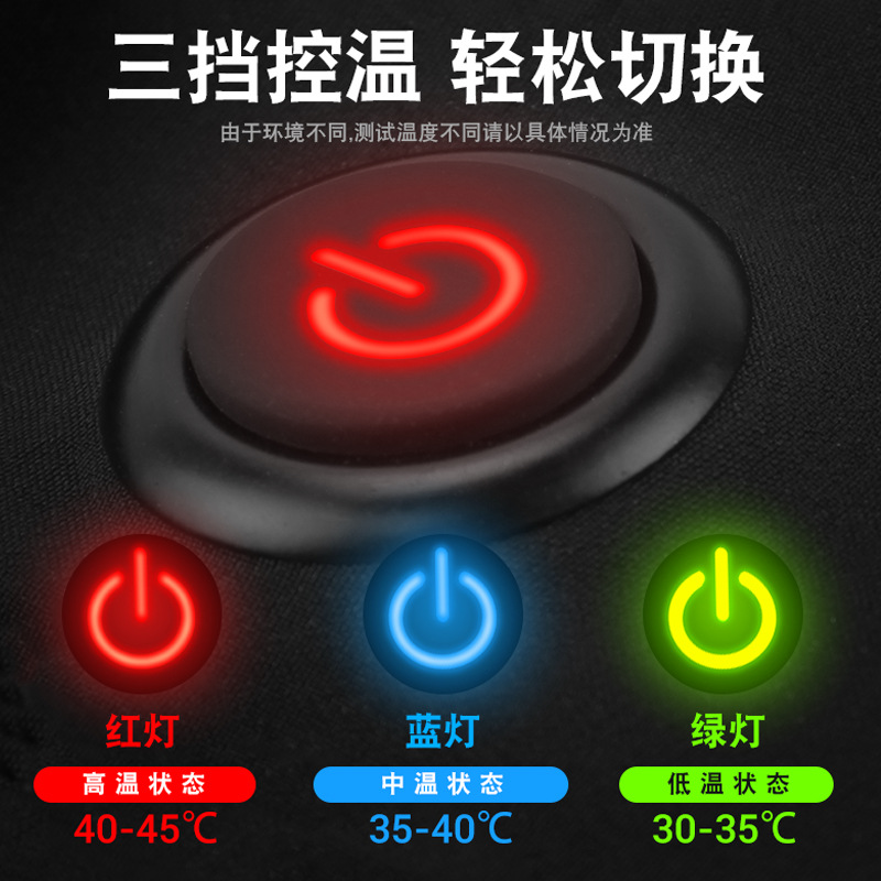 Guantes de calefacción transfronterizos para ciclismo caliente esquí a prueba de viento a prueba de agua guantes de calefacción para motocicleta pantalla táctil gruesa invierno