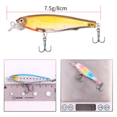 廠家批發鐳射米諾7.5g/8cm帶響珠米諾仿真假餌硬餌 漁具07款