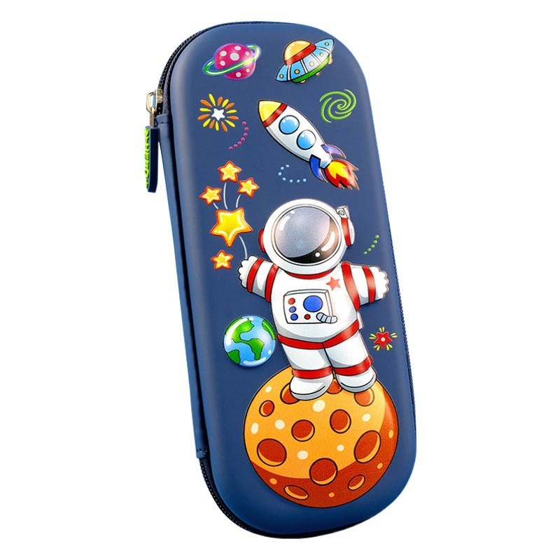 Escuela Primaria estudiante de dibujos animados EVA papelería caja 3D tridimensional lápiz caso lindo dibujos animados niños creativos multi-funcional bolsa de lápiz