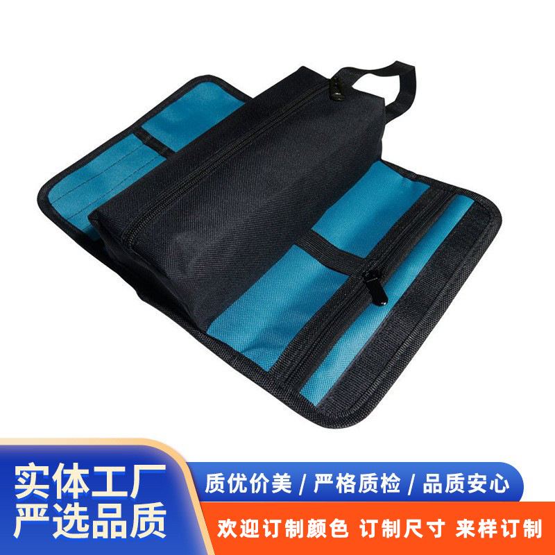 Conjunto completo al por mayor multi-funcional de tela Oxford gran kit de reparación electricista bolsa de hardware portátil Kit de carrete portátil