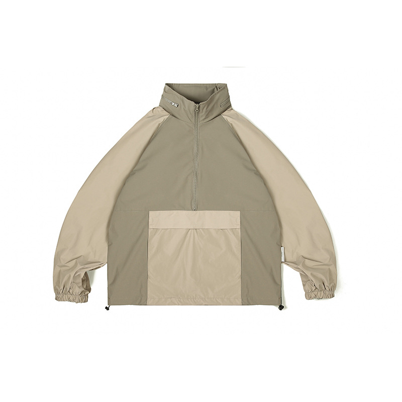Autumn two-tone retro travel casual jacket