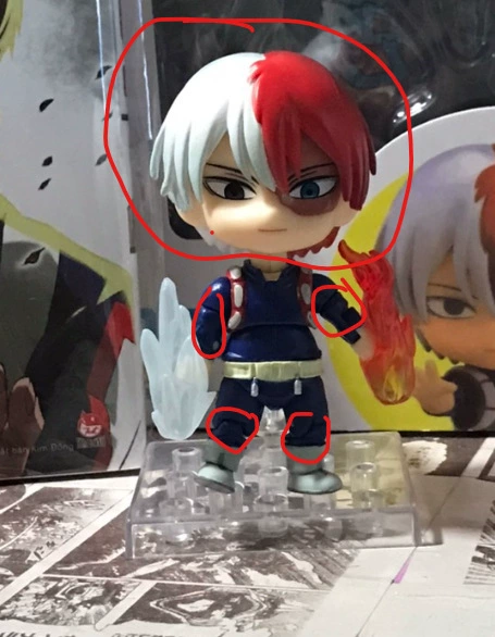 Фигура My Hero Academy — Midoriya, Bakugou, Todoroki PVC 10 см версия q — коллекционная