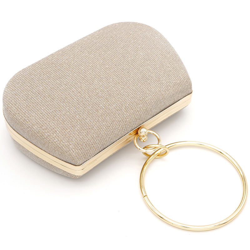 Saddle Bag For Women, Niche Design Handheld Clutch With Ring Lock_voghion.com