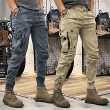 WZXSK春夏新款美式工装裤子男直筒机能城市户外战术休闲裤男士束