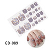 Summer leg stickers, nail stickers, Japanese fake nails for manicure, 22 years