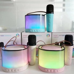 跨境外贸K52无线蓝牙K歌音响户外手提话筒小音箱户外家用便携