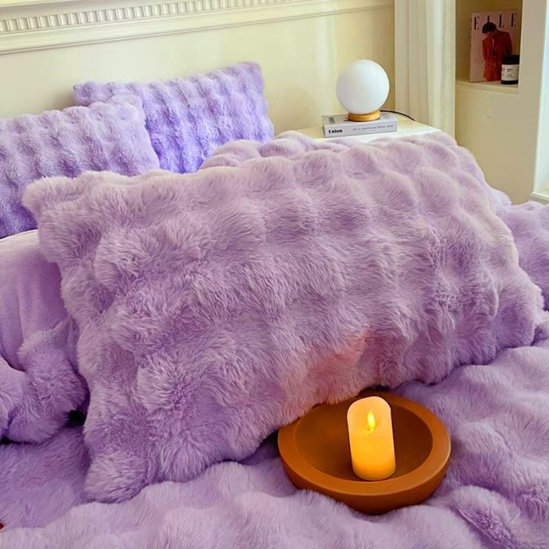 La leche de camisa de almohada cubierta de almohada de una sola cubierta de almohada de invierno hogar de gran tamaño agregado núcleo de almohada cubierta de revestimiento interior