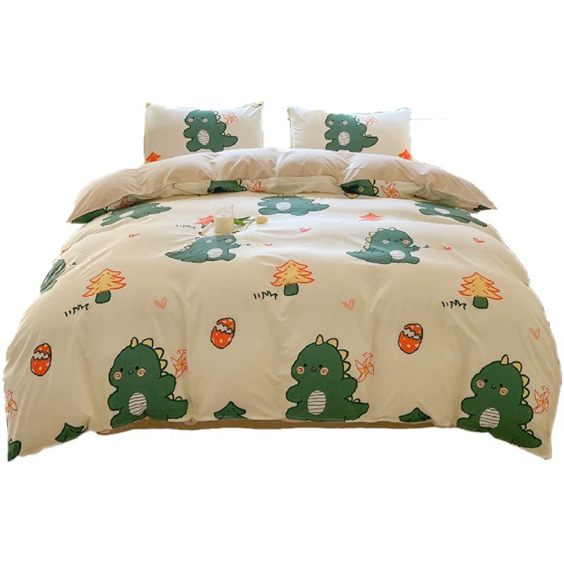Свежий набор из четырех частей для одного студенческого общежития постельное белье осенью и зимой