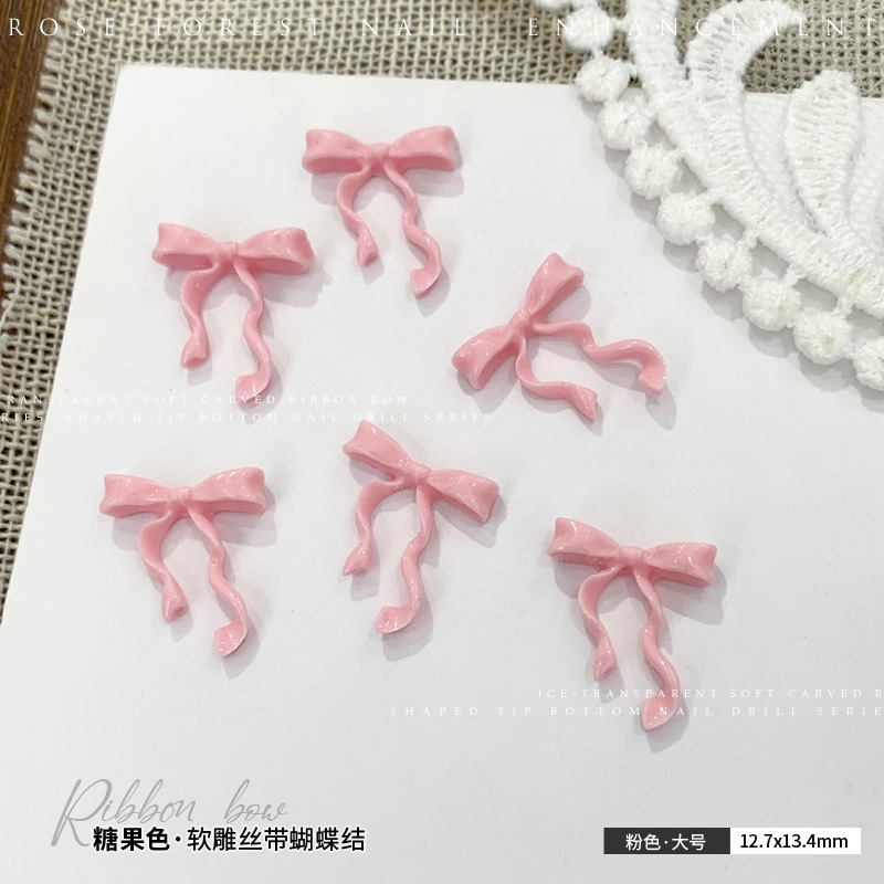 핑크·대형 12.7x13.4mm 싱글