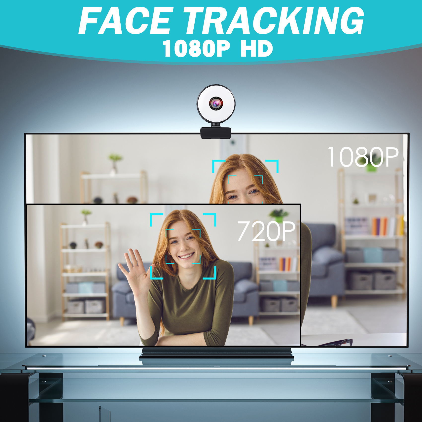 4K auto-focus webcam 2K driver-free