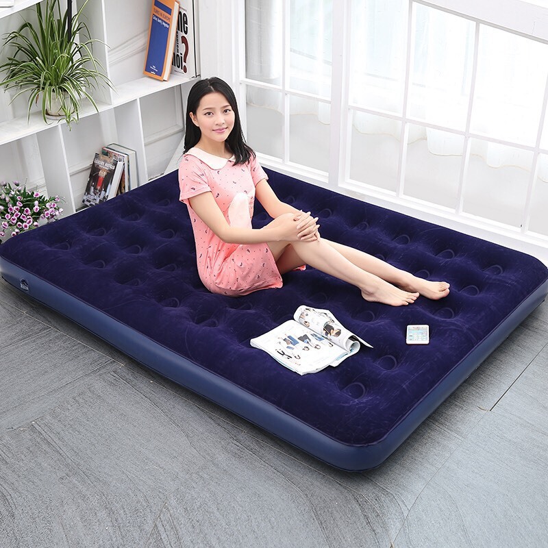 Self-Inflating Mattress Comes with Air Pump for Home Double Outdoor Portable Single Lazy Air Bed Lunch Break Folding Bed Dropshipping