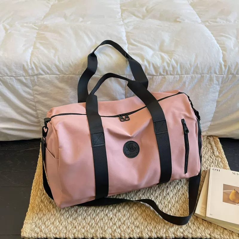 厂家大容量短途手提旅行包多功能运动健身包女干湿分离游泳包批发