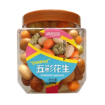 恋尚宝岛多彩花生豆 原味/五彩/酱香/海苔/鱼皮花生218g 多款可选