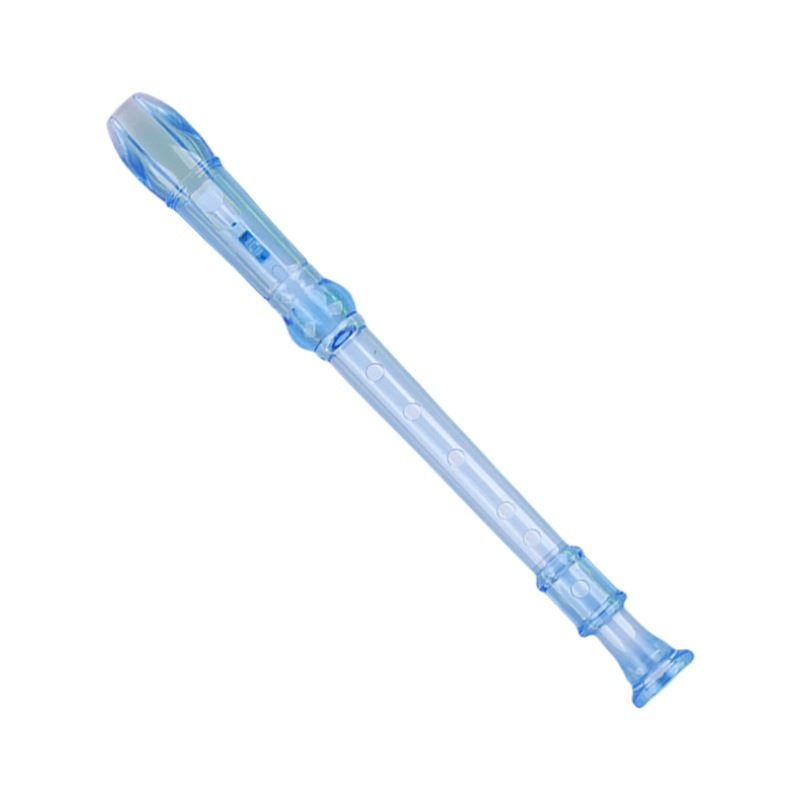 Flauta transparente de seis agujeros mini flauta infantil infantil creativo instrumento musical tocando juguetes de jardín de infantes regalos