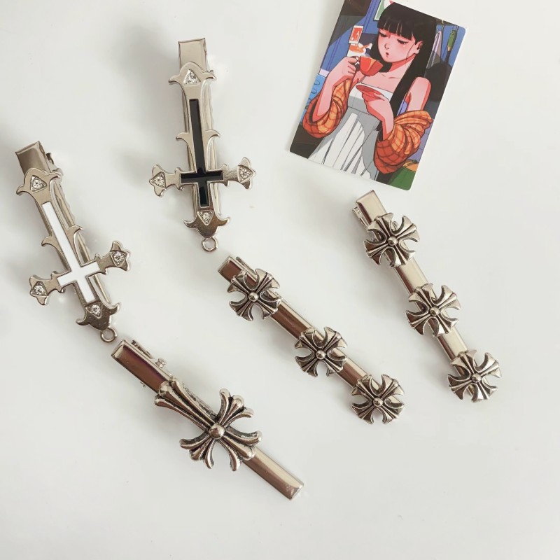 Women's Casual Cross Alloy Hair Clip display picture 2