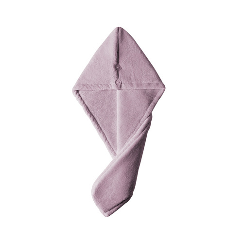 Internet celebrity coral velvet solid color dry hair hat for women, thickened quick-drying hat, absorbent double-layer towel, shower cap, turban wholesale