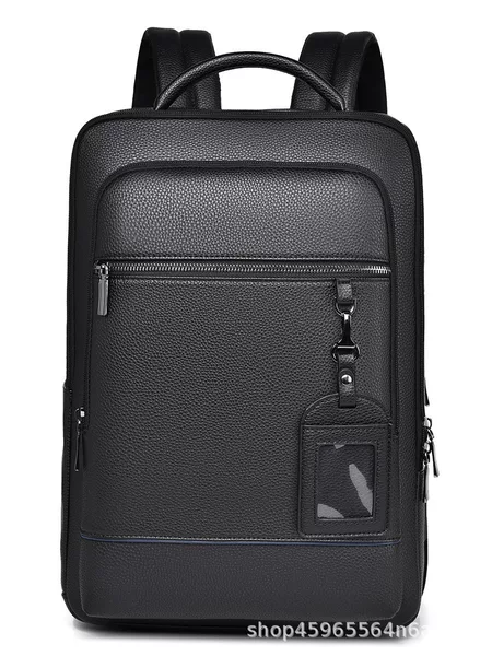 New Backpack Men's Business Advanced Computer Bag Backpack Large Capacity Fashion Travel Bag Trendy Schoolbag