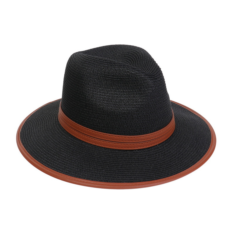 Women's Simple Style Commute Color Block Flat Eaves Sun Hat display picture 9