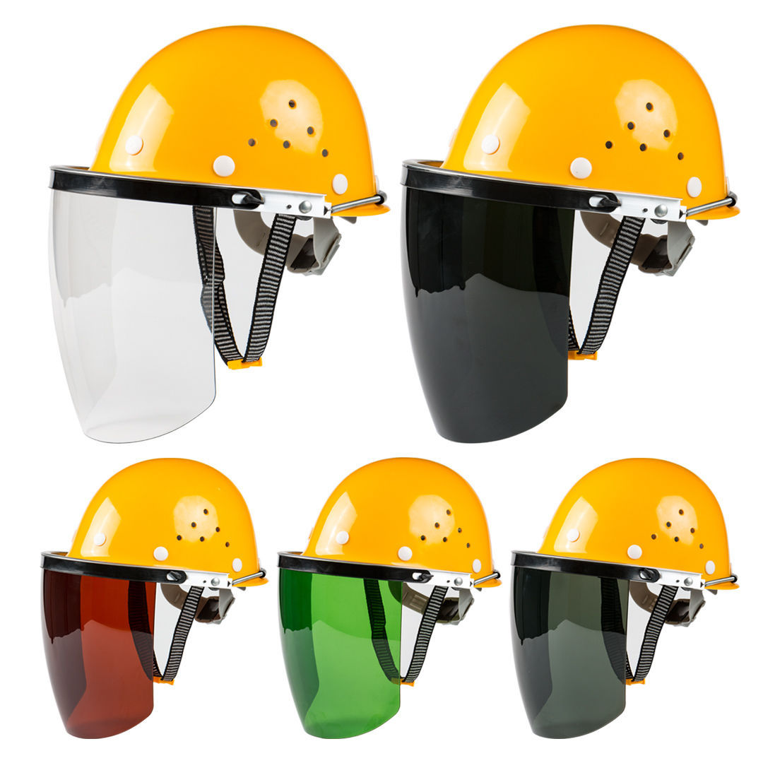 security Cap type Welding mask Welder Protective visor Splash polish transparent Welding cap Head mounted