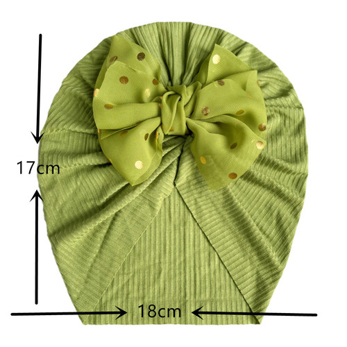 baby hat European and American summer children's cute bow hat infant boneless fetal hat baby thin hat