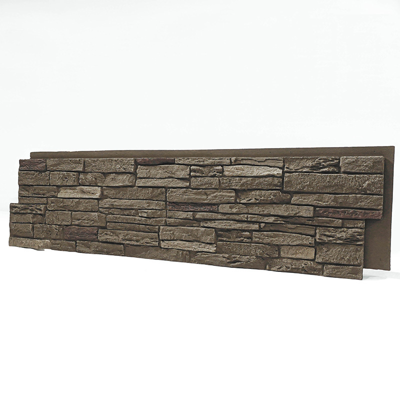 PU piedra de la roca piedra de la cultura de la pared exterior placa decorativa simulación piedra de la cultura de poliuretano piedra material de piedra de la cultura fabricante