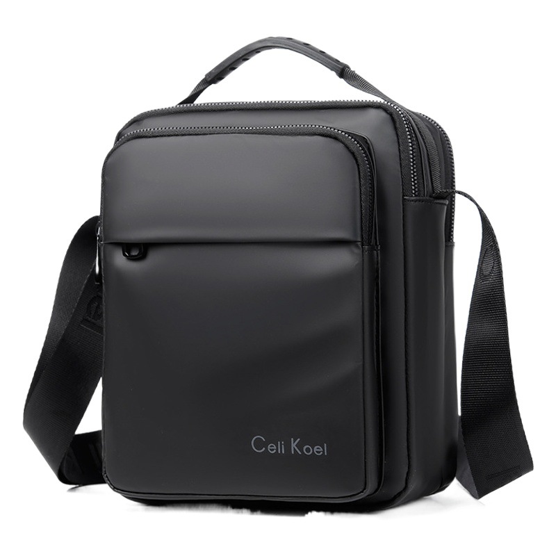 Nuevo bolso de hombro para hombre, bolso cruzado informal con múltiples compartimentos, bolso de gran capacidad, mochila versátil de marca de moda, ligero