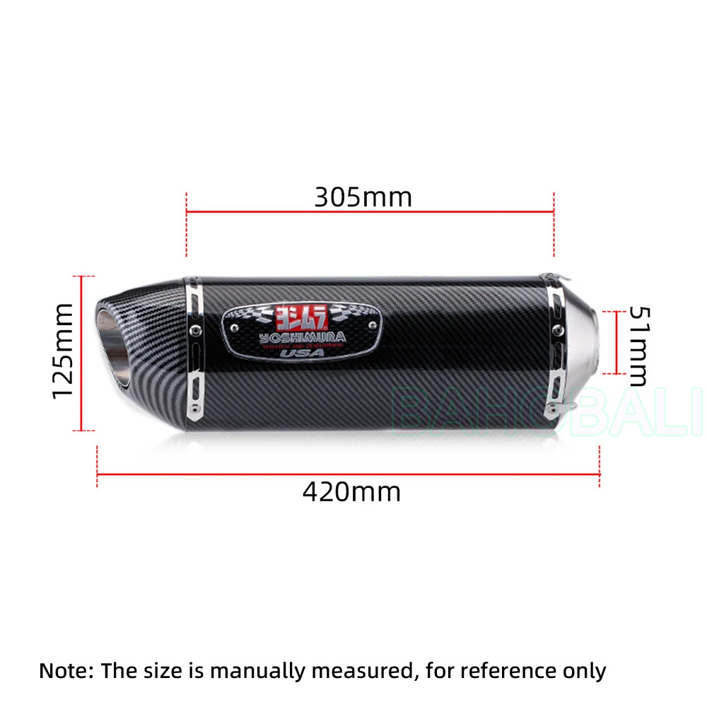 Suitable for Yamaha MT07 FZ07 R7 motorcycle modified exhaust pipe Yoshimura exhaust pipe complete system