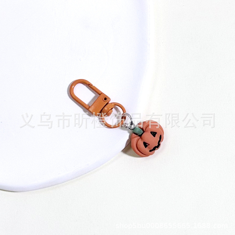 かわいい漫画シミュレーションハロウィンカボチャペンダントキーホルダーキーチェーンスクールバッグアクセサリーアクセサリーペンダントギフト|undefined