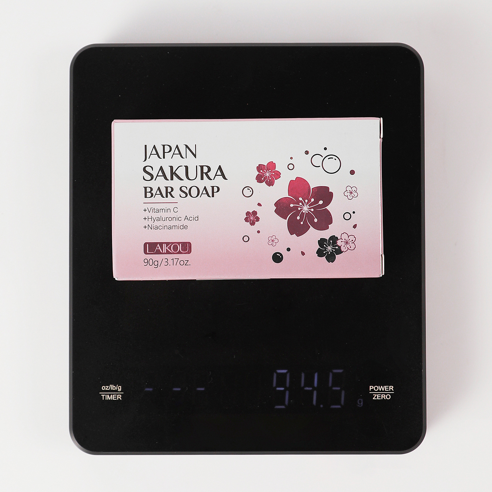 Cross-border Laicome Cherry Blossom Soap 90g for facial cleansing, body cleansing, care, hydrating, moisturizing and nourishing, one-stop delivery Application Scenario