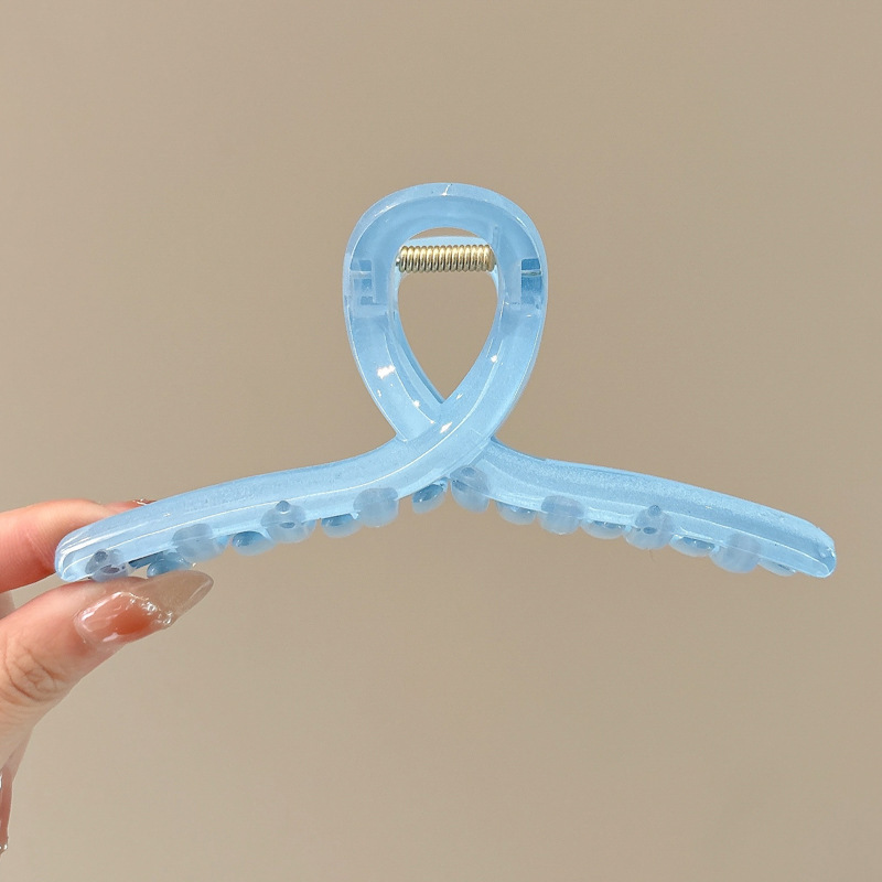 Clip de cabello de alta sensación de gran tamaño para mujeres más agarrar clip de cabello de tiburón en la parte posterior de la cabeza de los productos al por mayor