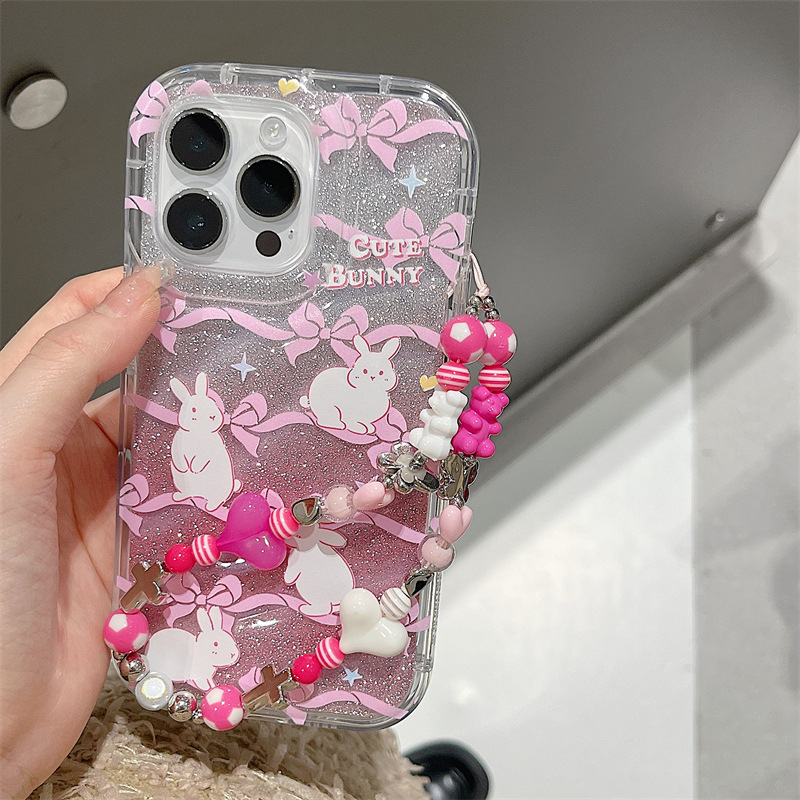 30g Weight iPhone Applicable Brands Phone Cases Classification tpu Material Rabbit Pattern Cute Style Transparent Color Tpu Rabbit Cute Phone Cases Phone Accessories 4