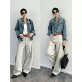 女式T恤;女式毛呢外套;休闲裤