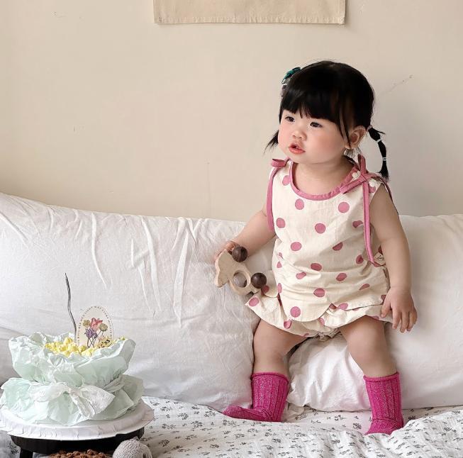 [Liquidación de verano para bebés y niños] mono de bebé verano nuevo traje de bebé ligero y transpirable