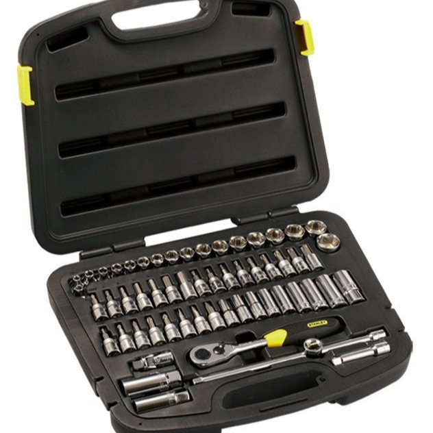 史丹利58件套10mm系列公制组套工业机械维护维修综合工具箱94-185