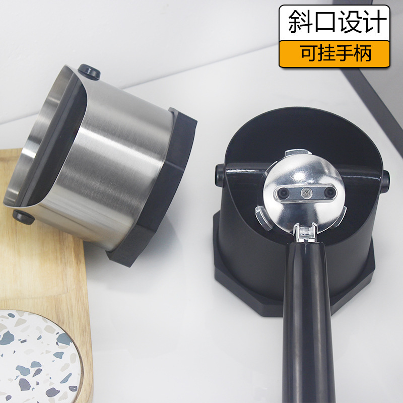Factory Direct Supply Small Capacity Stainless Steel Grounds Bucket Coffee Grounds Trough Coffee Utensil Grounds Box Waste Grounds Bucket Powder Trough Factory Direct Supply Small Capacity Stainless Steel Grounds Bucket Coffee Grounds Trough Coffee Utensil Grounds Box Waste Grounds Bucket Powder Trough