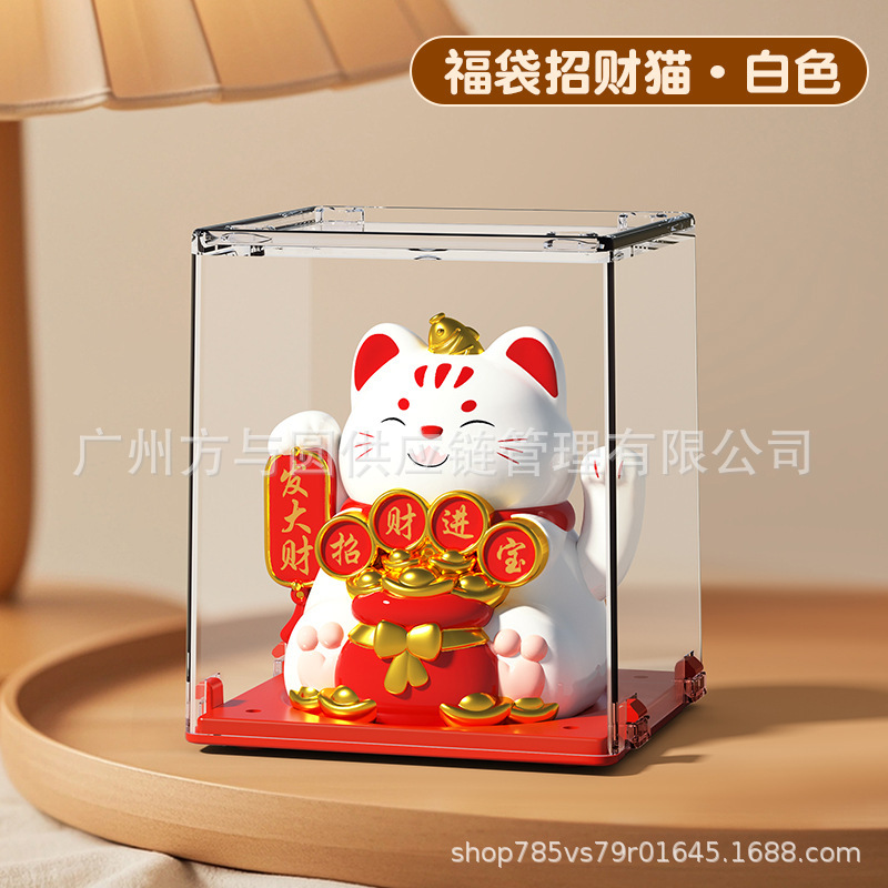 2 pulgadas energía solar mini gatos de fortuna mini mini mini oficina de escritorio suministros de automóviles decoración