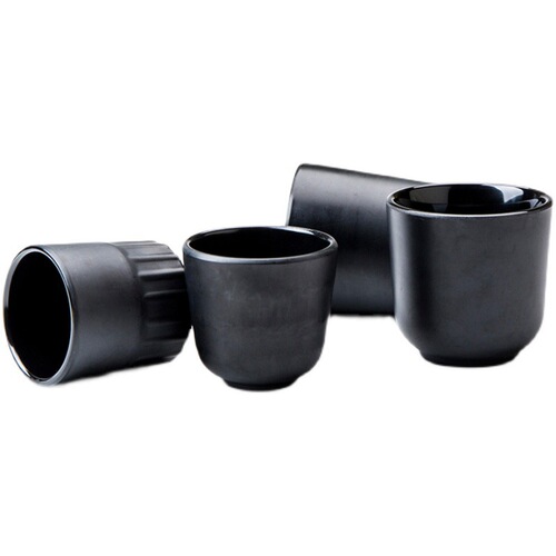 Imitation frosted black cup melamine tableware cup water cup tea cup creative plastic cold water cup mouth cup wine cup matching