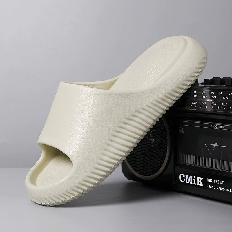 Модные мужские тапочки большого размера на мягкой подошве для летней верхней одежды, мужские сандалии на толстой подошве, мужские тапочки для пар